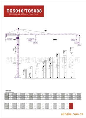 厂家直销塔吊,QTZ50/TC5010图片,厂家直销塔吊,QTZ50/TC5010图片大全,湖北华建(塔吊)机械制造-